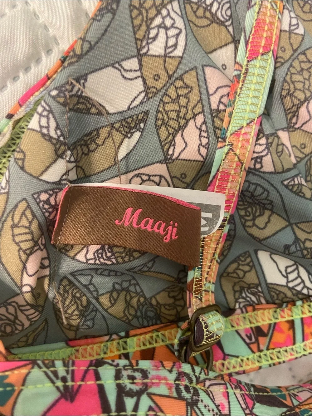 Maaji Itsy Bisty Chevron Bikini Top